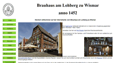 Desktop Screenshot of brauhaus-wismar.de